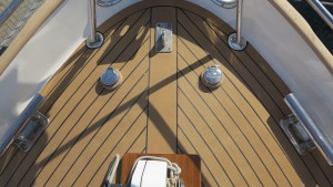 Synthetic Teak fitted by MCP Marine